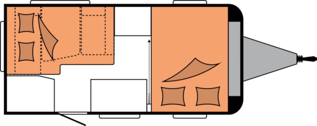 Caravan Hobby OnTour 390 SF 1500kg. Ambiente 2025