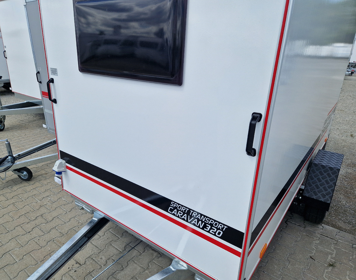 Caravan Koffer Camp TFS ST 320.01 320x150x180cm Premium Rampe Seitentür Fenster Bett 1300kg 100km/H