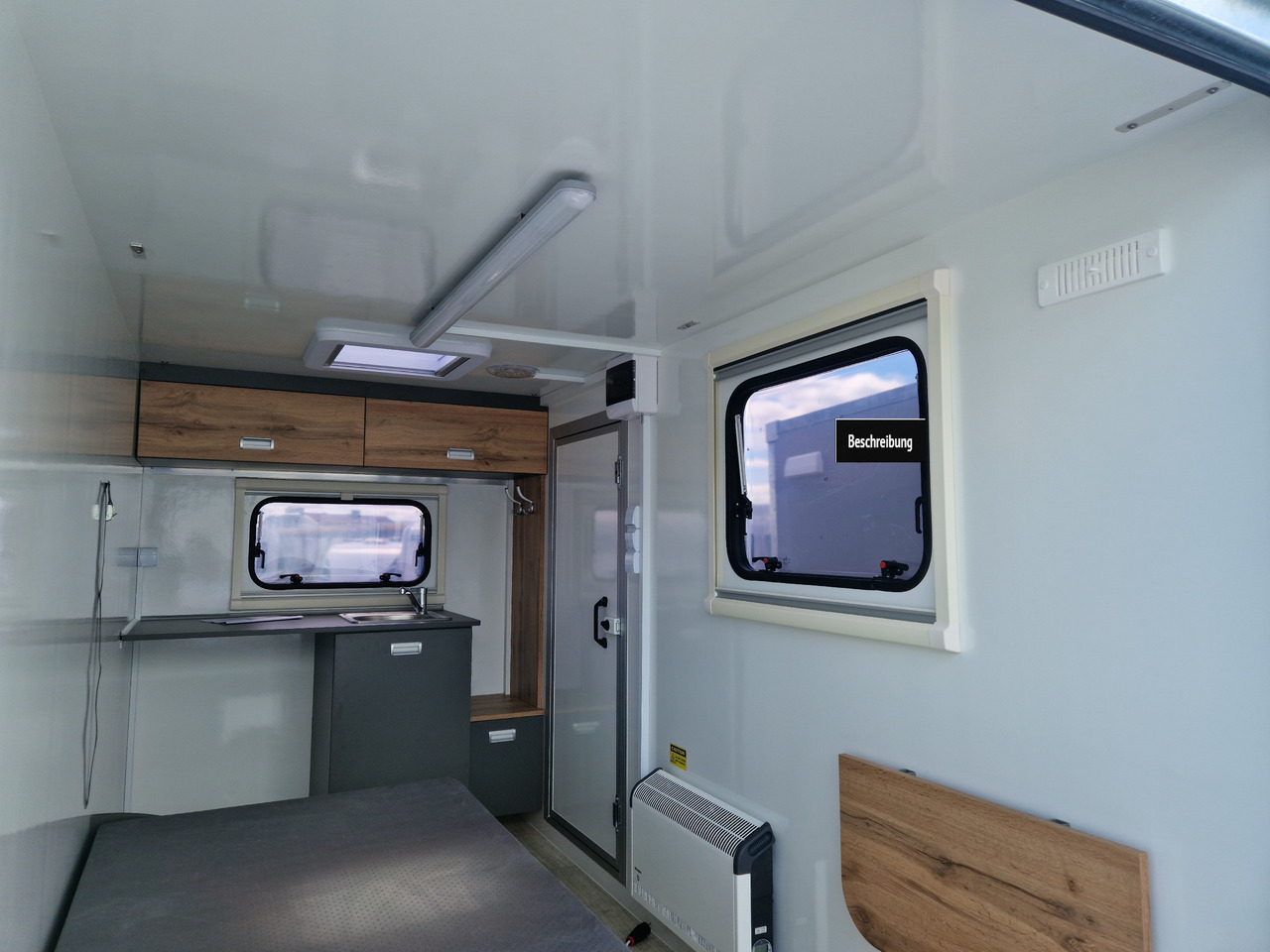Caravan Koffer Camp TFS ST 320.01 320x150x180cm Premium Rampe Seitentür Fenster Bett 1300kg 100km/H