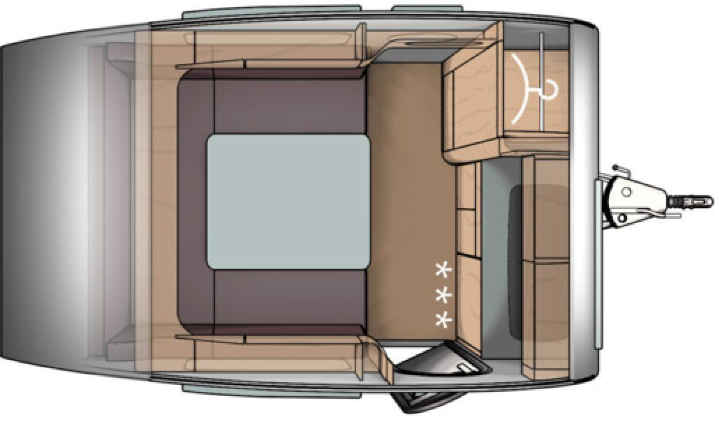 Caravan T@b BASIC 320 Leichter Hagel Dach.