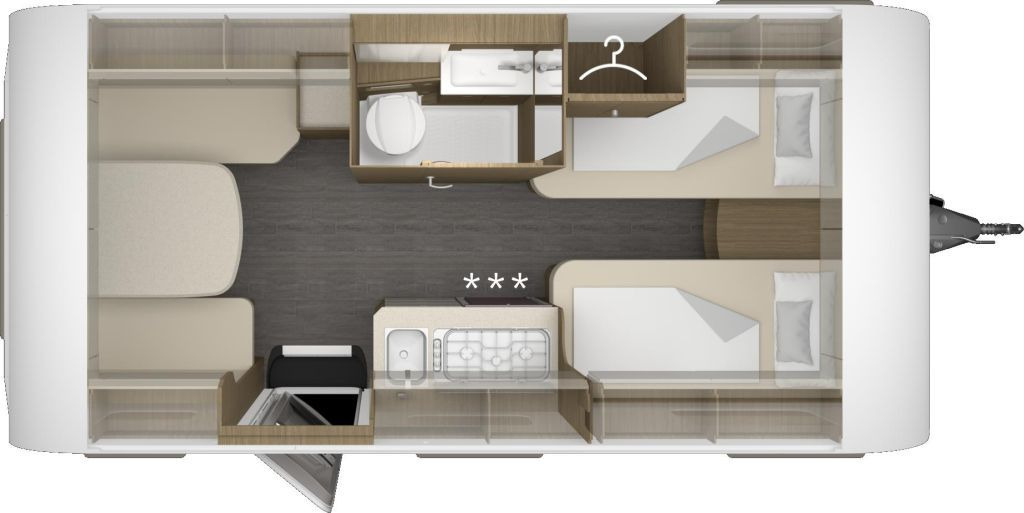 Caravan Tabbert Cazadora 460 E 2,3 Auflastung 1800 kg