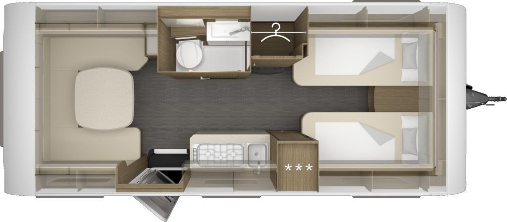 Caravan Tabbert Cazadora 550 E 2,3 Alde Warmwasserheizung