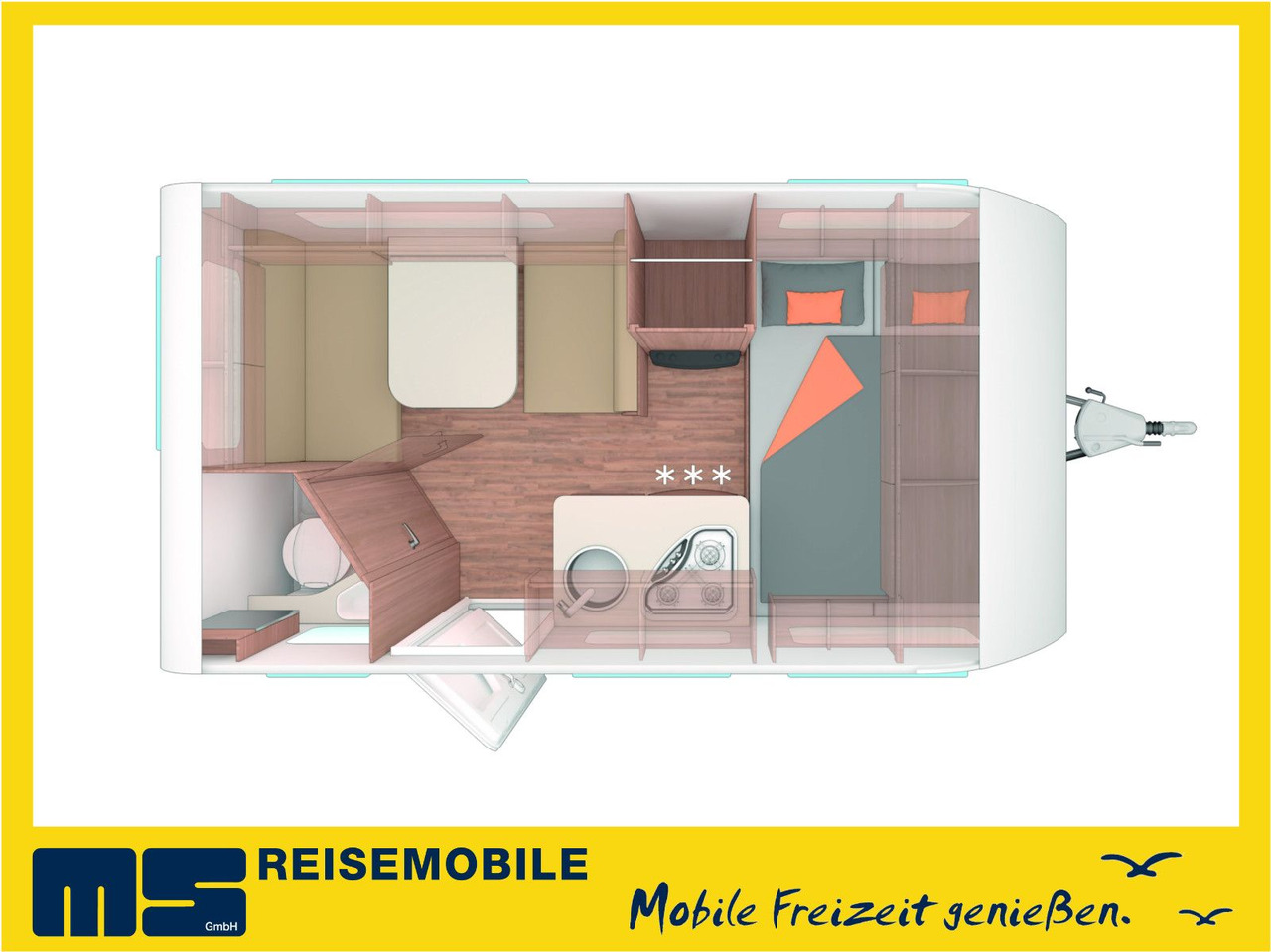 Caravan Weinsberg CARAONE 390 QD - EDITION HOT / - MODELL 2025 -