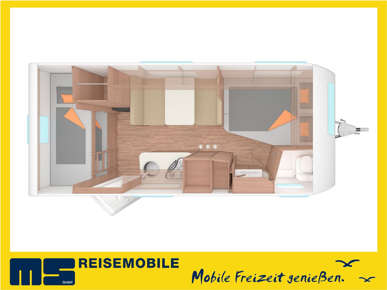 Caravan Weinsberg CARAONE 500 FDK -MODELL 2026- / 1700kg