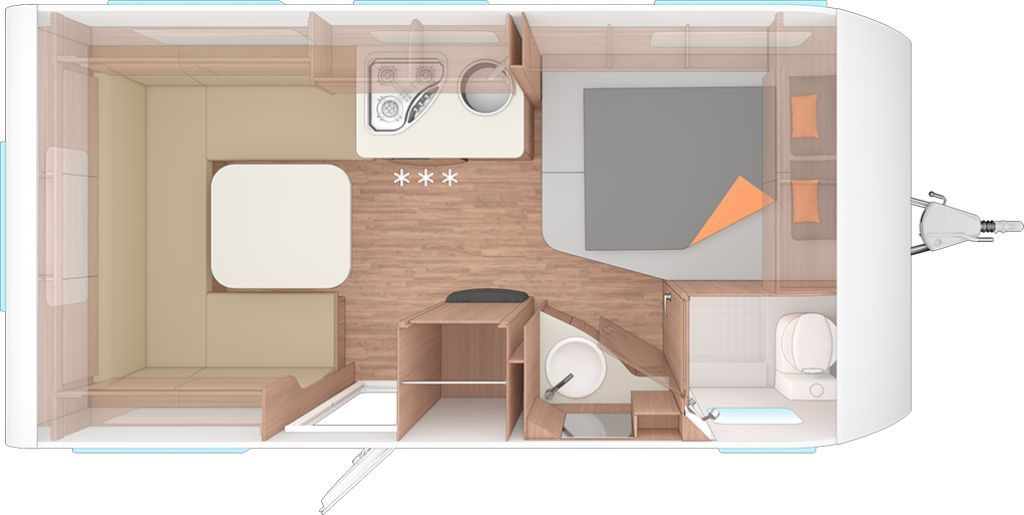 Caravan Weinsberg CaraOne 450 FU Dachklima/Markise
