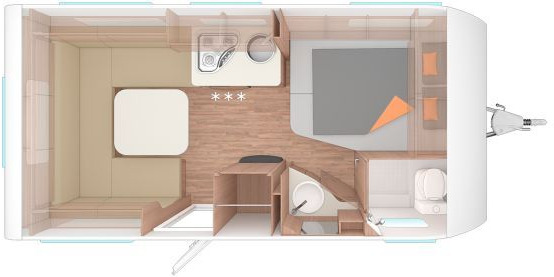 Caravan Weinsberg CaraOne 450 FU Elektrische Fußbodenerwärmung
