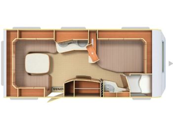 Caravan Wohnwagen Fendt Topas 510 TFB