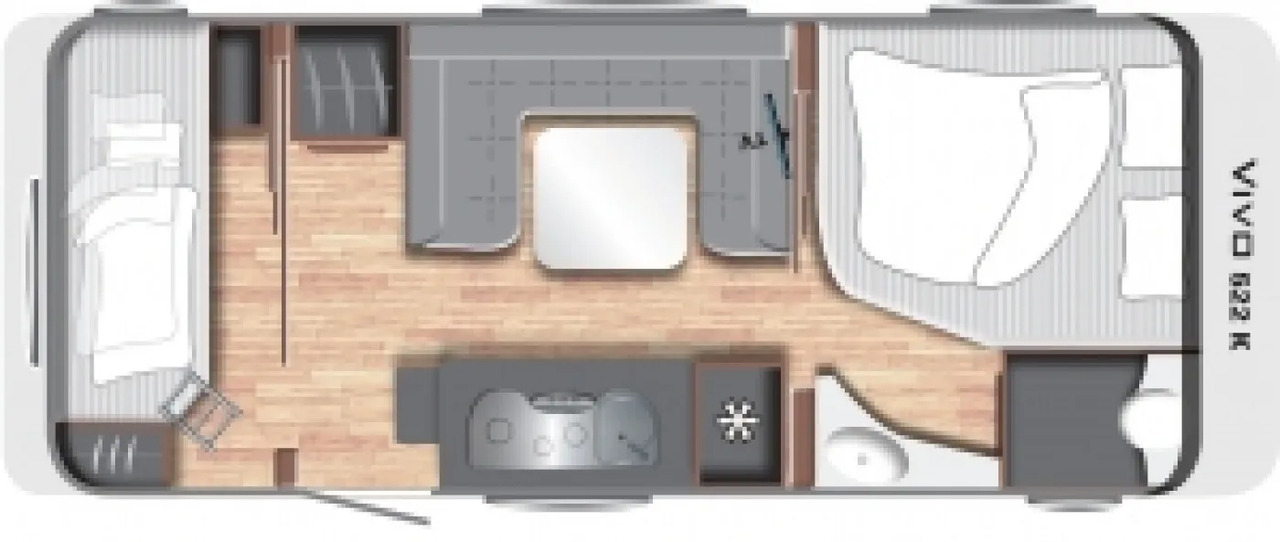 Caravan Wohnwagen LMC Vivo 522 K