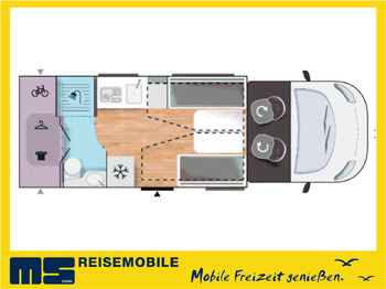 Half integraal camper  Chausson 630 TITANIUM / MODELL 2026 / EINZELHUBBETTEN