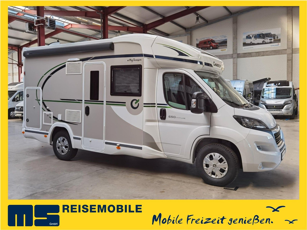 Half integraal camper Chausson 650 ETAPE - LINE / 140PS / HUBBETT & RAUMBAD