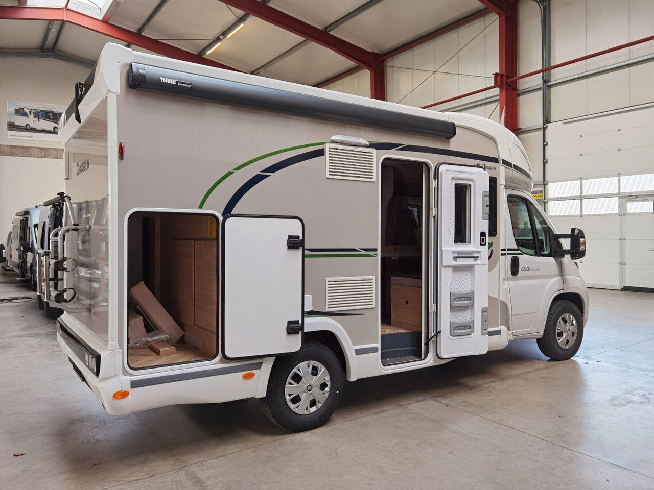 Half integraal camper Chausson 650 ETAPE - LINE / 140PS / HUBBETT & RAUMBAD