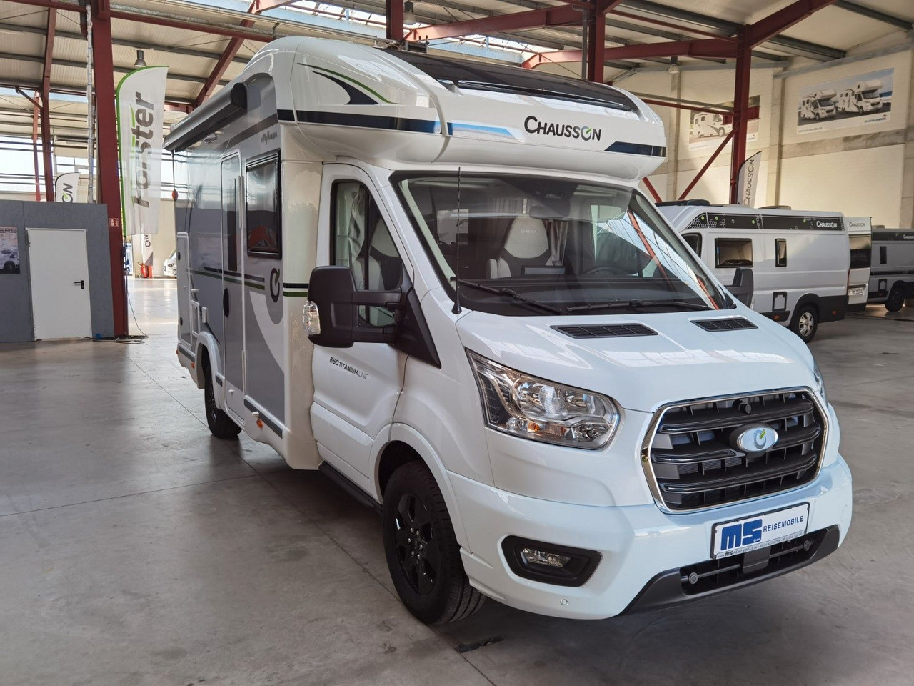 Half integraal camper Chausson 650 TITANIUM / -2026- / 165PS-8G. / AHK/ HUBBETT