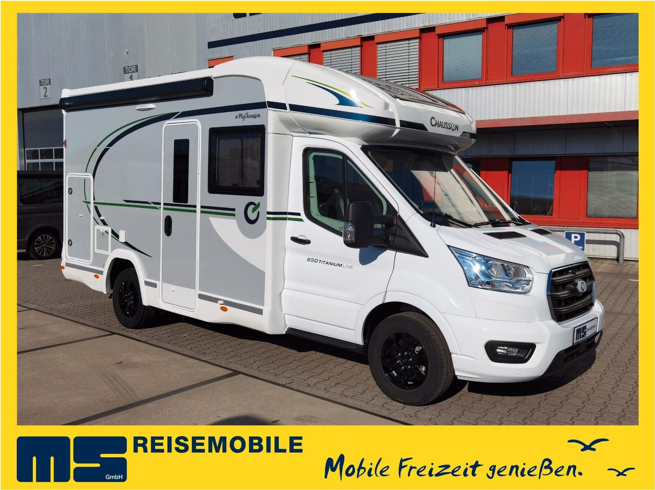 Half integraal camper Chausson 650 TITANIUM / - 2026 - / 165PS - 8G. / HUBBETT