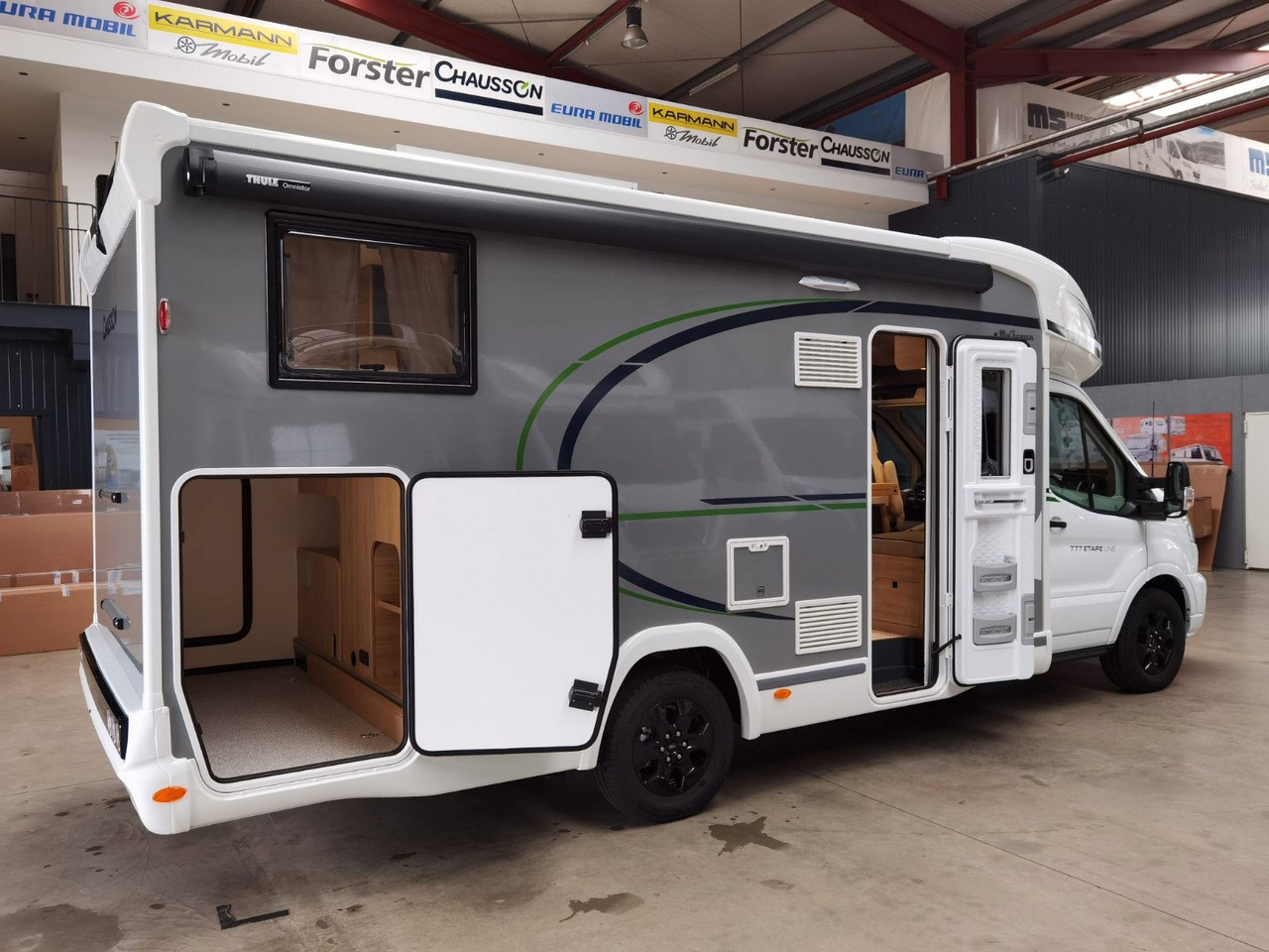 Half integraal camper Chausson 777 ETAPE LINE /-2025-/ARCTIC-PAKET/EINZELBETTEN