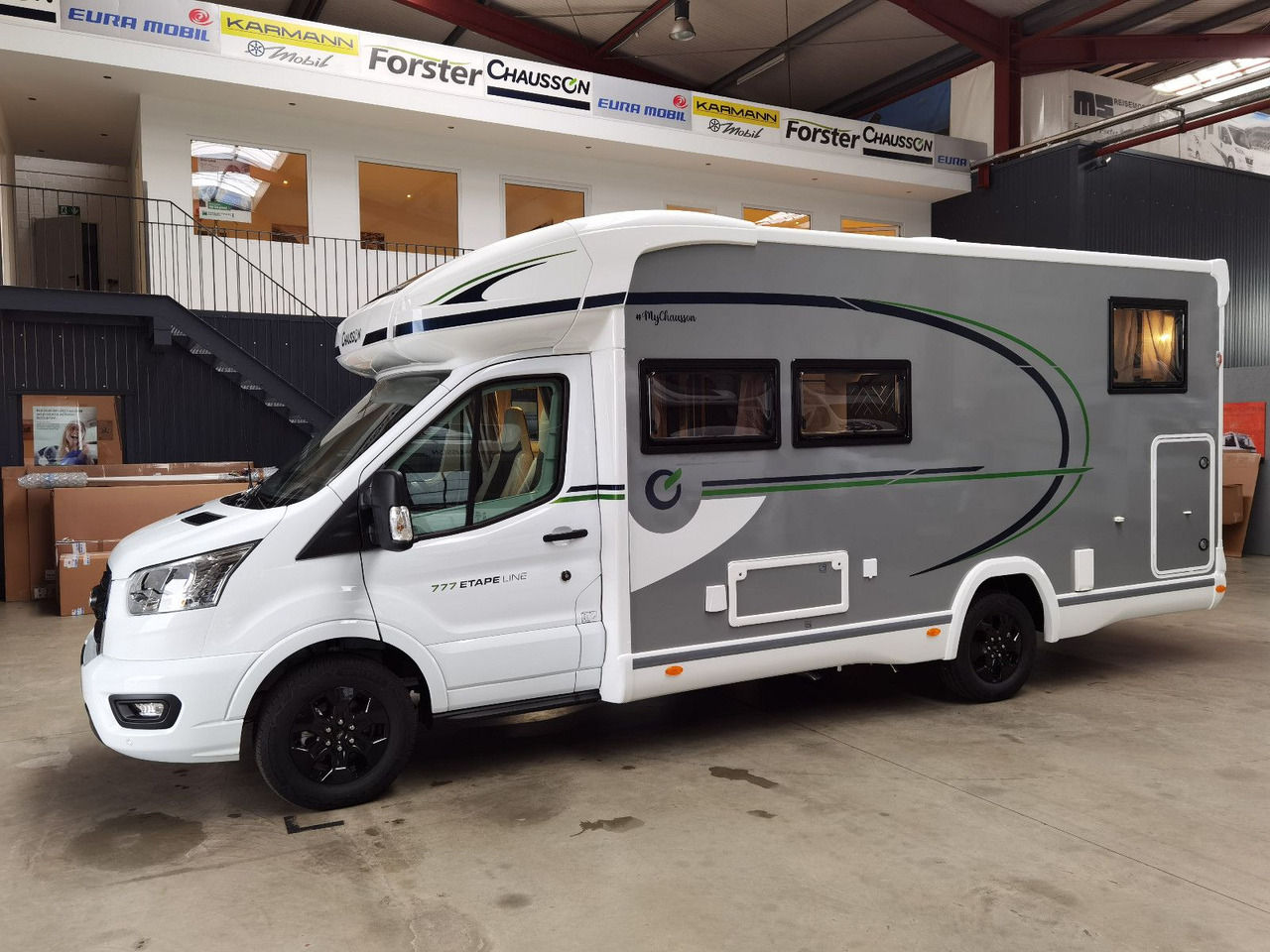 Half integraal camper Chausson 777 ETAPE LINE / -2025- / HUBBETT & EINZELBETTEN