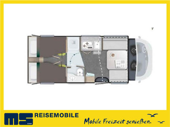 Half integraal camper  Chausson 797 TITANIUM/MODELL 2026/165PS / EINZELBETTEN