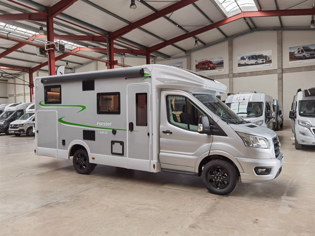 Half integraal camper Forster T 669 EBN COUPÈ / -2025-/165PS/ SILVER - EDITION