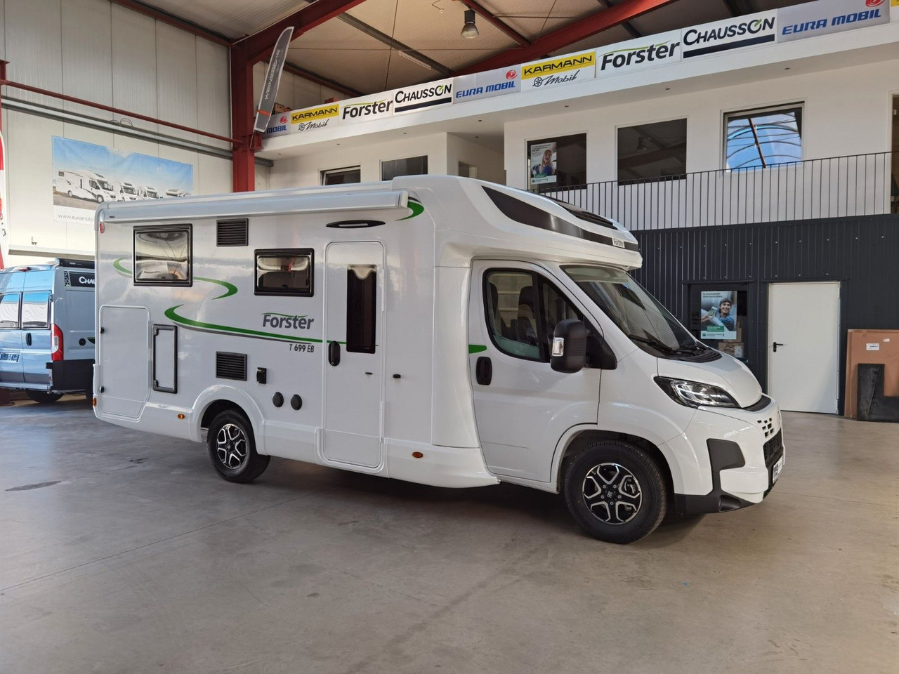 Half integraal camper Forster T 699 EB / -2025- / EINZELBETTEN / 140-AUTOMATIK
