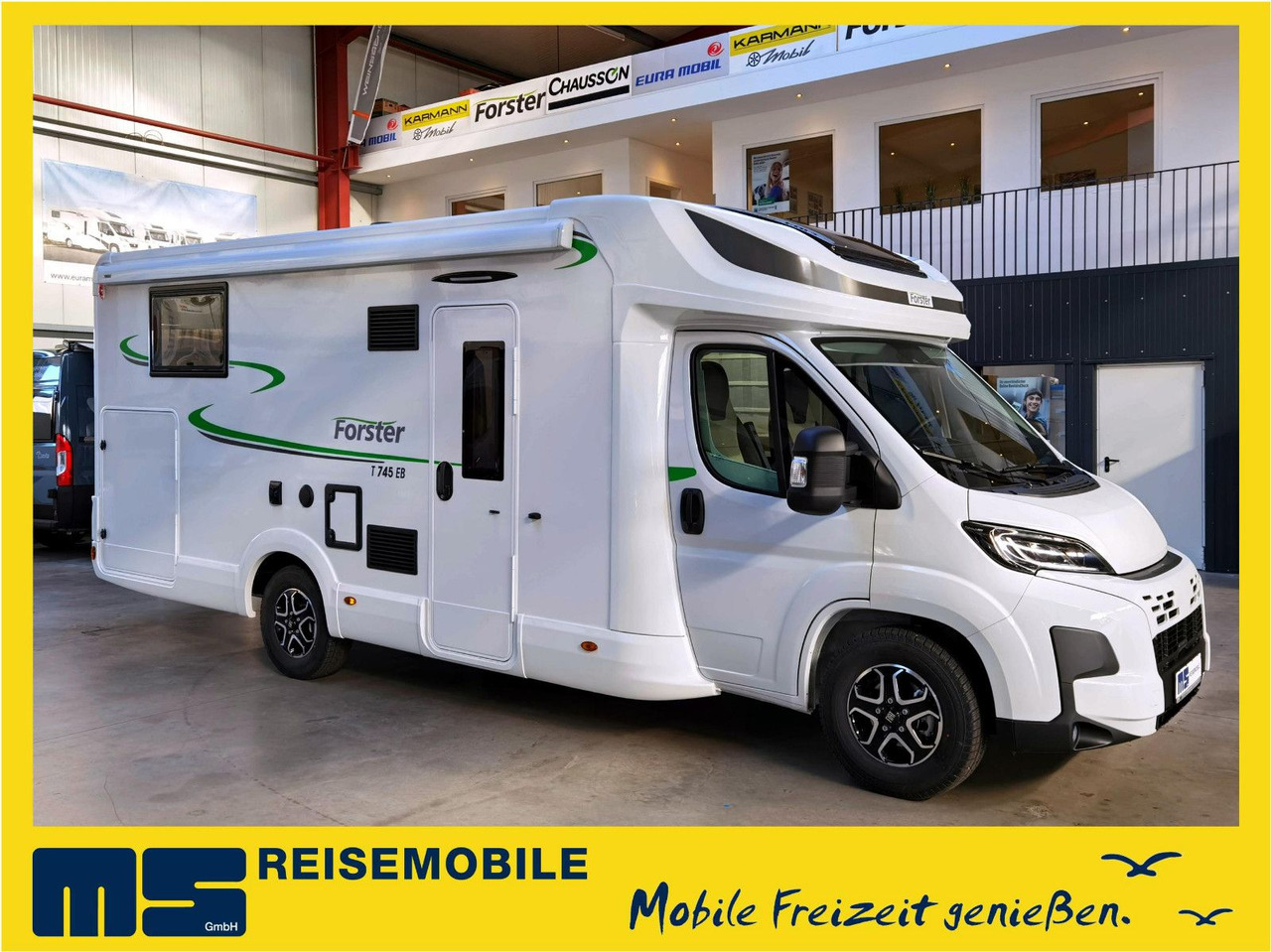 Half integraal camper Forster T 745 EB /-MODELL 2025- / EINZELBETTEN & RAUMBAD