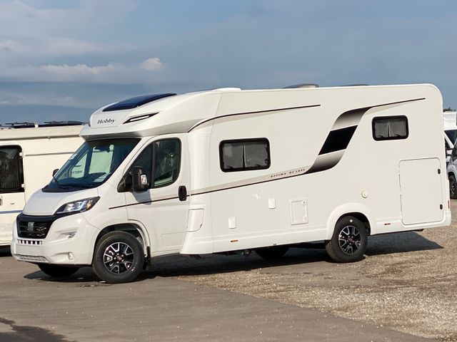 Half integraal camper Hobby Optima De Luxe T65 GE Modell 2024
