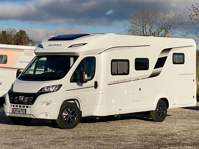 Half integraal camper Hobby Optima De Luxe T70 GE
