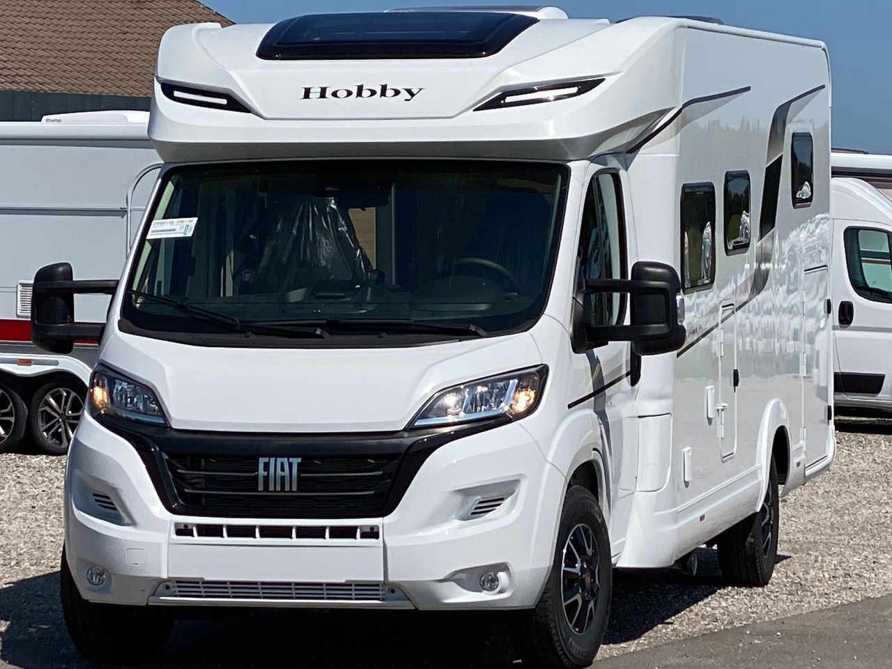 Half integraal camper Hobby Optima De Luxe T70 GE