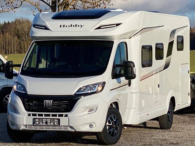 Half integraal camper Hobby Optima De Luxe T70 GE
