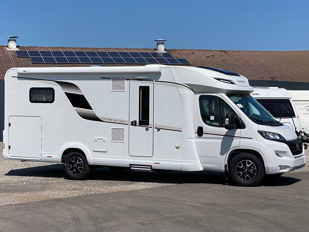Half integraal camper Hobby Optima De Luxe T70 GE