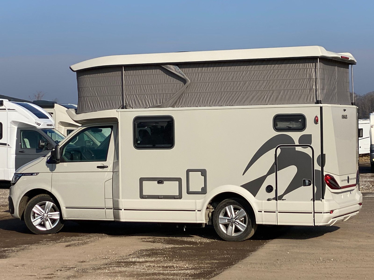 Half integraal camper Knaus Tourer CUV 500 MQ CUVISION ,mit Slide Bett,4pers