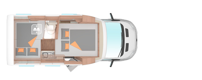 Half integraal camper WEINSBERG X-Cursion Van 500 MQ [Edition Pepper]