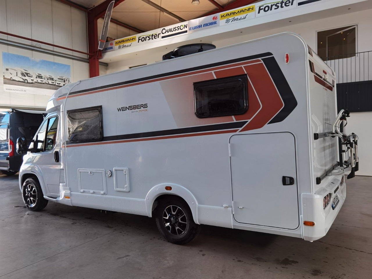 Half integraal camper Weinsberg CARACOMPACT 600 MEG EDITION-PEPPER/ EINZELBETTEN