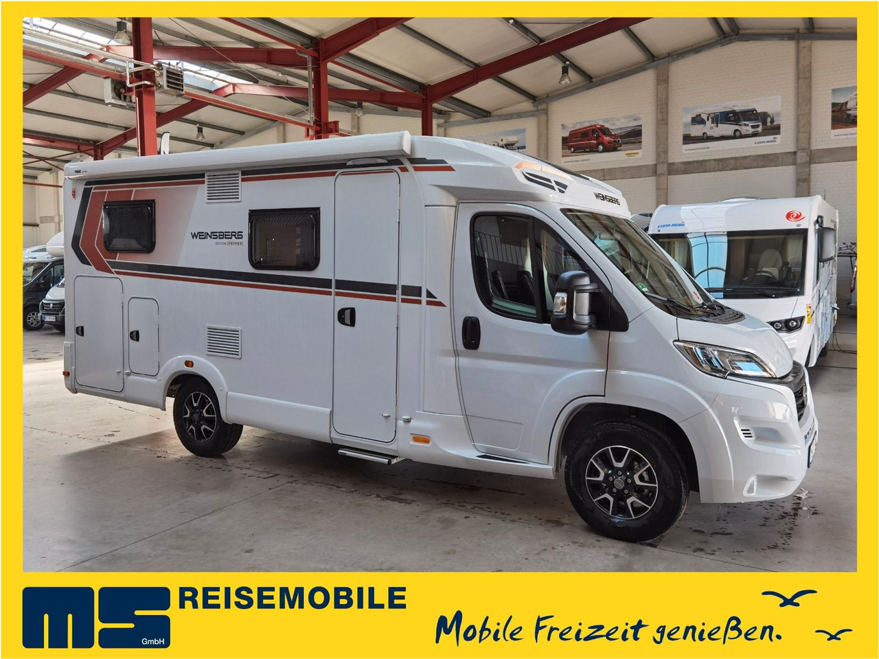 Half integraal camper Weinsberg CARACOMPACT 600 MEG EDITION-PEPPER/ EINZELBETTEN
