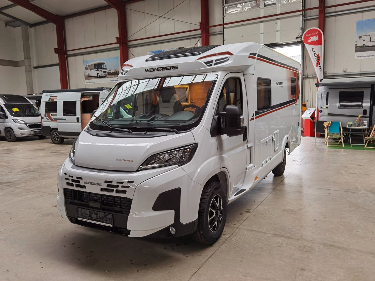 Half integraal camper Weinsberg CARACOMPACT 600 MEG PEPPER / MODELL 2026