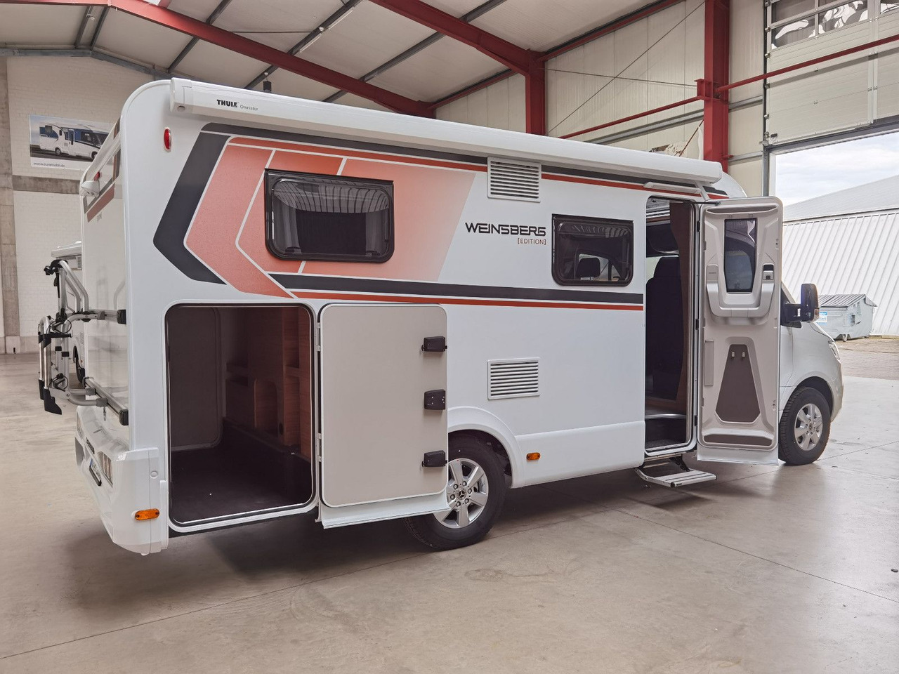 Half integraal camper Weinsberg CARACOMPACT 640 MEG EDITION-PEPPER / EINZELBETTE