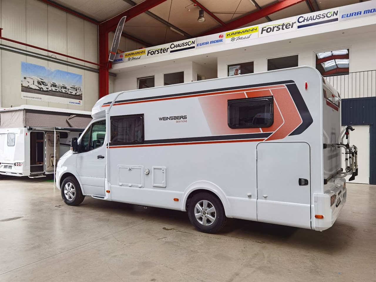 Half integraal camper Weinsberg CARACOMPACT 640 MEG EDITION-PEPPER / EINZELBETTE