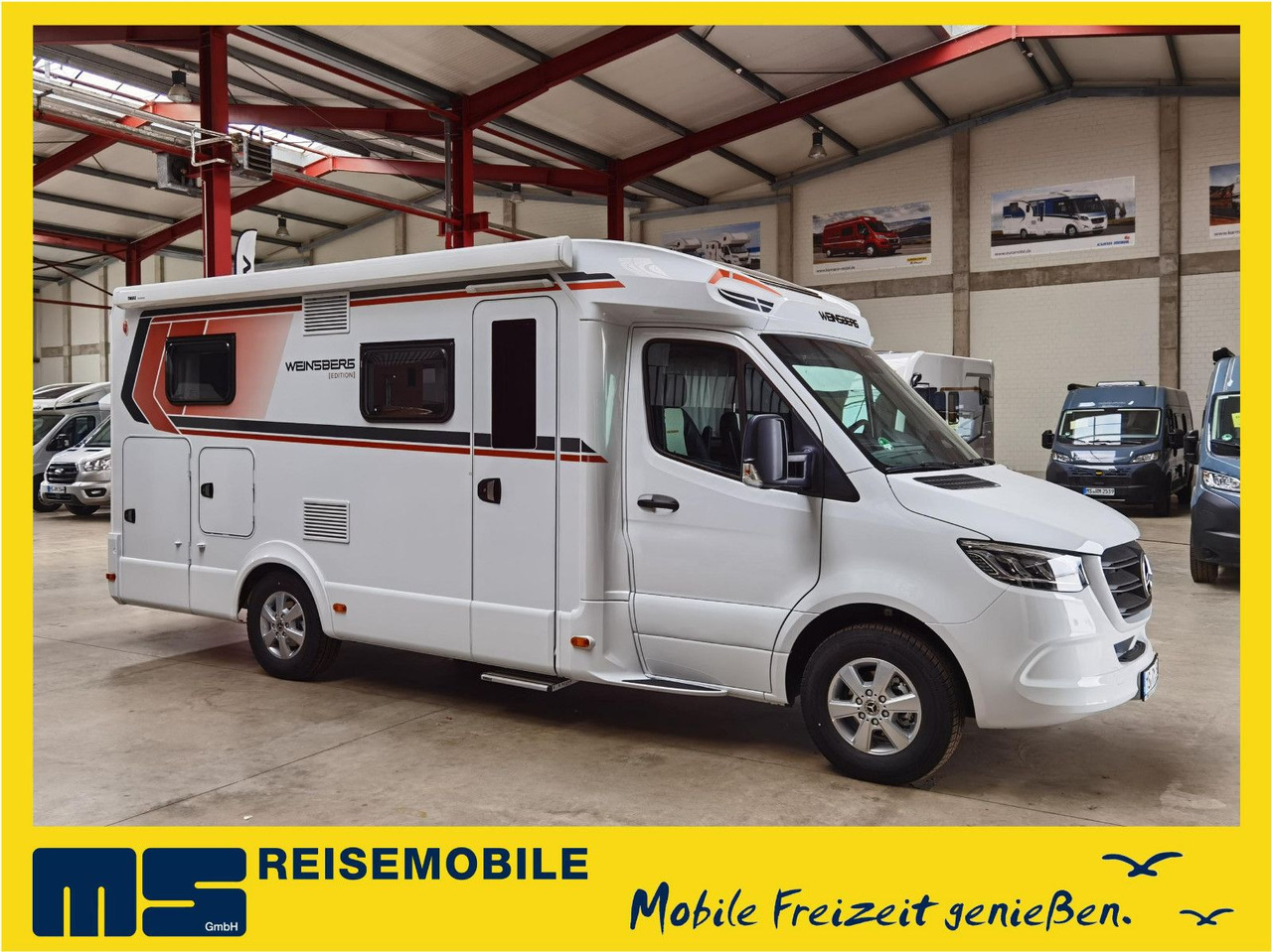 Half integraal camper Weinsberg CARACOMPACT 640 MEG EDITION-PEPPER / EINZELBETTE