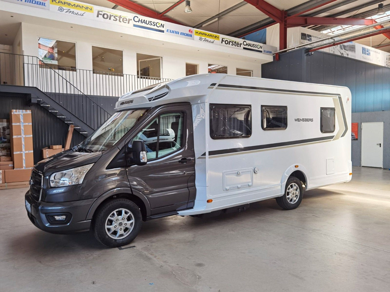 Half integraal camper Weinsberg CARALOFT 650 MF /-2024-/ 155PS / SEITENBETT