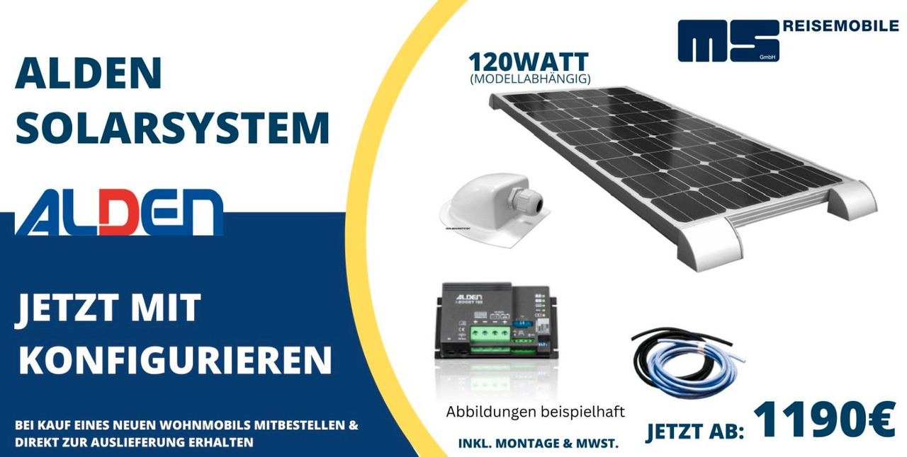 Integraal camper Eura Mobil INTEGRA LINE 720 EB /180PS-9G MAXI/ EINZELBETTEN