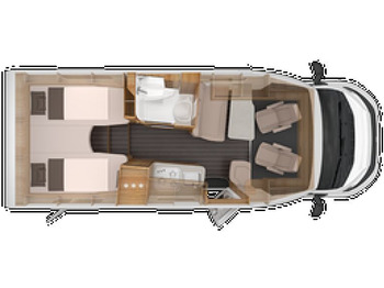 Nieuw Half integraal camper Knaus Sky Ti 650 MEG Platinum Selection Sondermodell 2: afbeelding 2