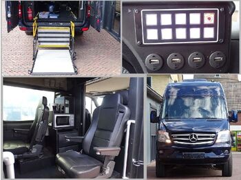 Buscamper Mercedes-Benz Sprinter 316 4x4 VIP WHEELCHAIR BUS LIFT TV FULL OPTIONS: afbeelding 1