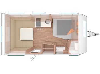 Nieuw Caravan Weinsberg CaraCito 450 FU Auflastung auf 1500 kg: afbeelding 1