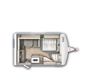 Nieuw Caravan Wohnwagen Fendt Bianco Activ 390 FHS: afbeelding 1