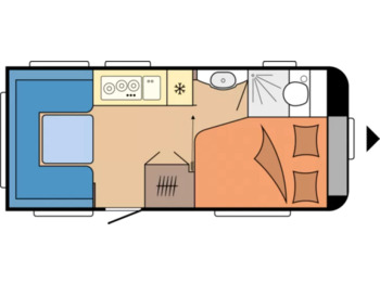 Nieuw Caravan Wohnwagen Hobby Excellent Edition 460 UFe: afbeelding 1