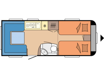 Nieuw Caravan Wohnwagen Hobby Excellent Edition 540 UL: afbeelding 1