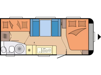 Nieuw Caravan Wohnwagen Hobby Excellent Edition 545 KMF: afbeelding 1