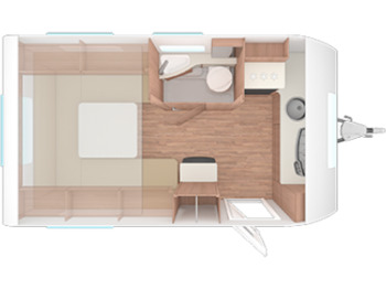 Nieuw Caravan Wohnwagen Weinsberg CaraOne 390 PUH: afbeelding 1