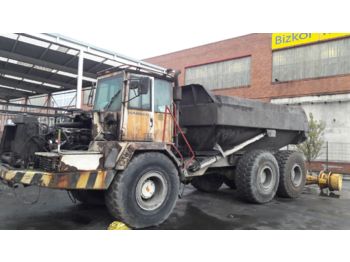 Kiepwagen met knikbesturing TEREX