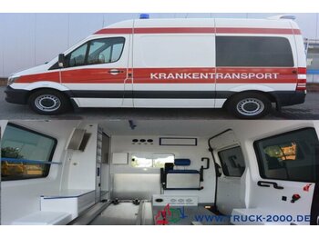 Ambulance Mercedes-Benz 313 AMS Krankenwagen- (KTW) Rettungswagen Rampe + Rollstuhl: afbeelding 1