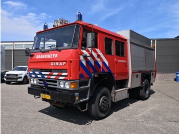 Brandweerwagen Ginaf 4x4 FireTruck - Double Cabin - Rosenbauer Pump - Hoses - 2800L Tank - Incl Equipment - 05/2019 APK: afbeelding 1