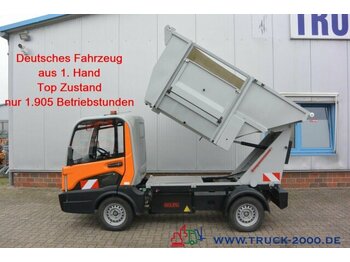 Vuilniswagen, Elektrische vrachtvoertuig Goupil Elektro / Benzin Hybrid Müll Gehweg Reinigung: afbeelding 1